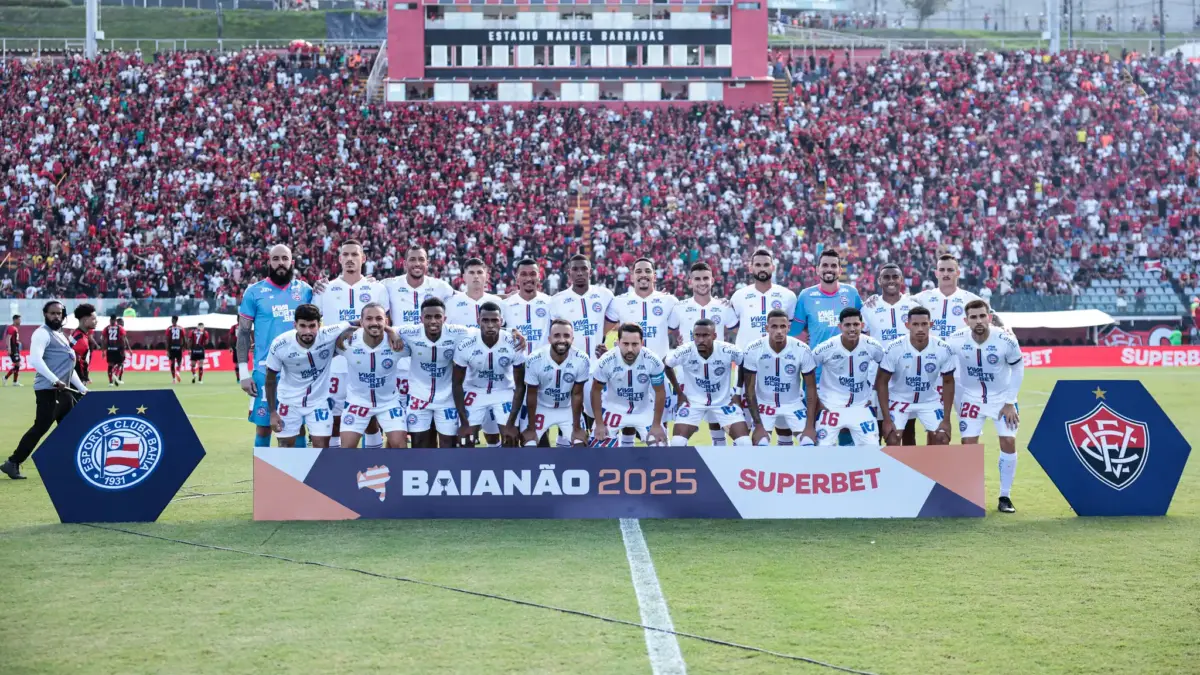 Bahia é campeão baiano 2025 após empate com o Vitória no Barradão