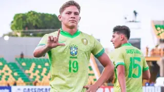 Halland do Sertão Dell faz gol pelo Brasil no Sul-Americano Sub-17