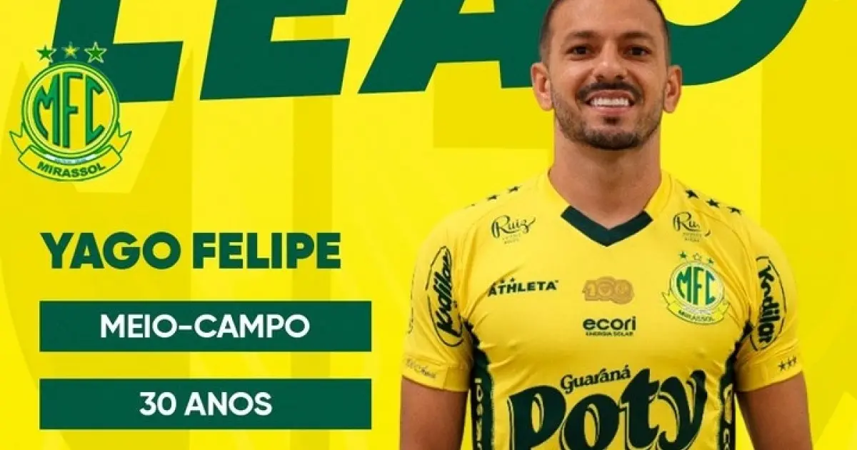 Yago Felipe vira reforço do Mirassol