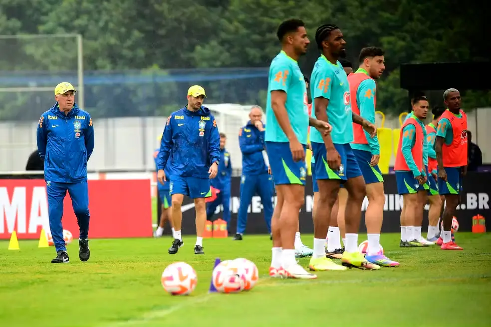 seleção brasileira treino ancelotti