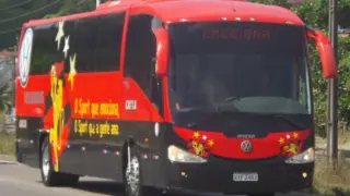 Ônibus do Sport é flagrado em Salvador após polêmica