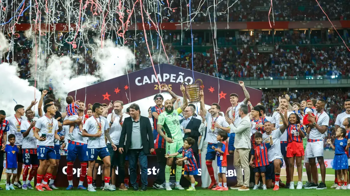 Bahia é pentacampeão da Copa do Nordeste