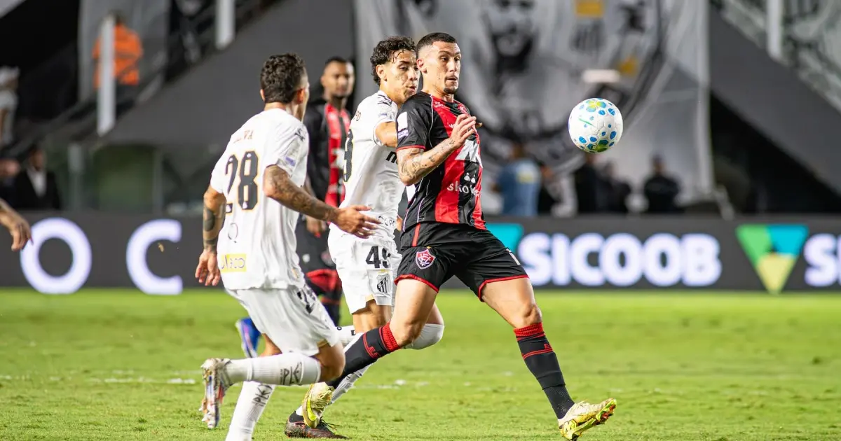Gabriel Baralhas em Santos x Vitória
