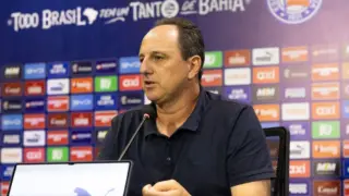 Rogério Ceni em entrevista coletiva após jogo do Bahia