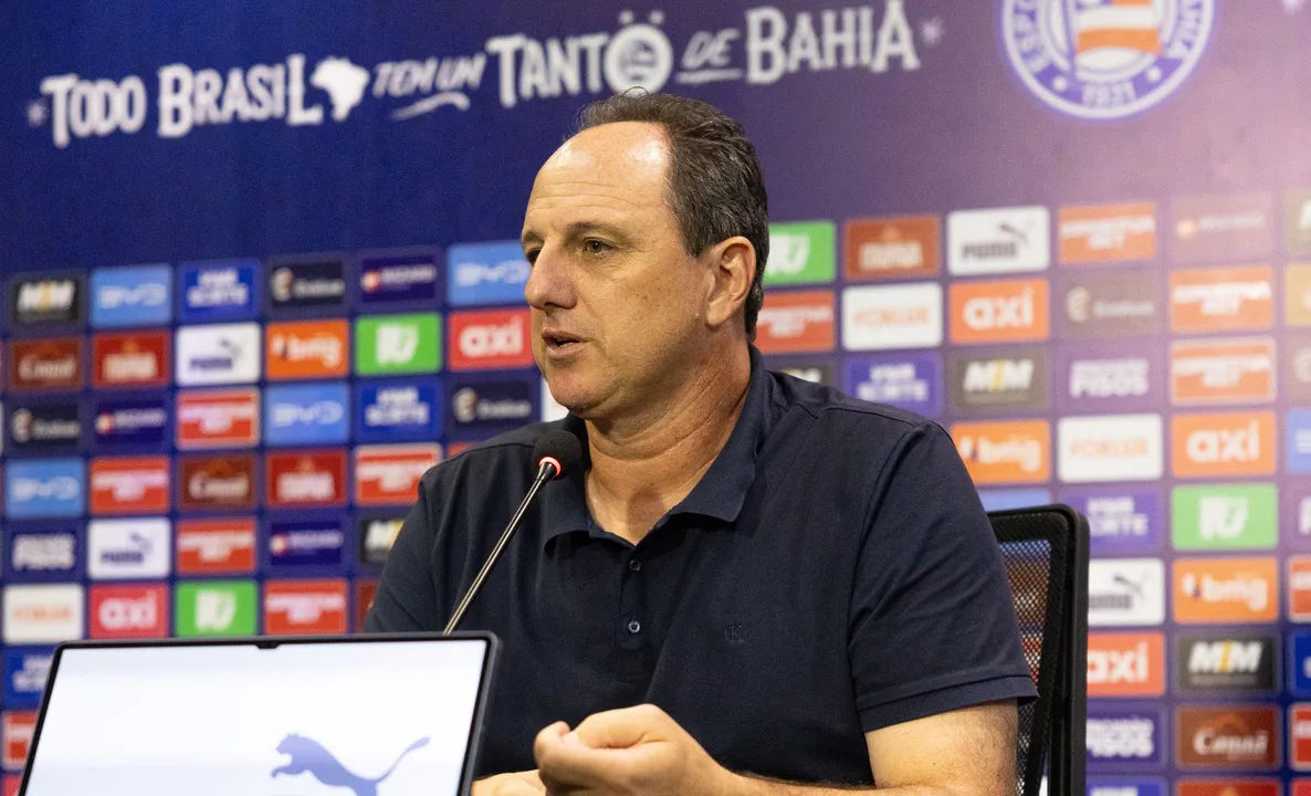 Rogério Ceni em entrevista coletiva após jogo do Bahia