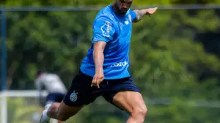 Willian José em treino pelo Bahia