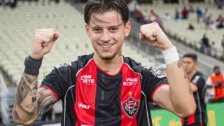 Diego Tarzia participou diretamente de gols nos últimos quatro jogos - Foto: Victor Ferreira | EC Vitória