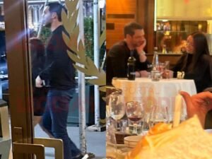 presidente da CBF Samir Xaud em restaurante com possível amante