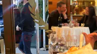 presidente da CBF Samir Xaud em restaurante com possível amante