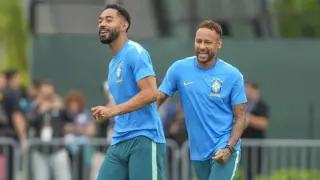 Neymar treinando