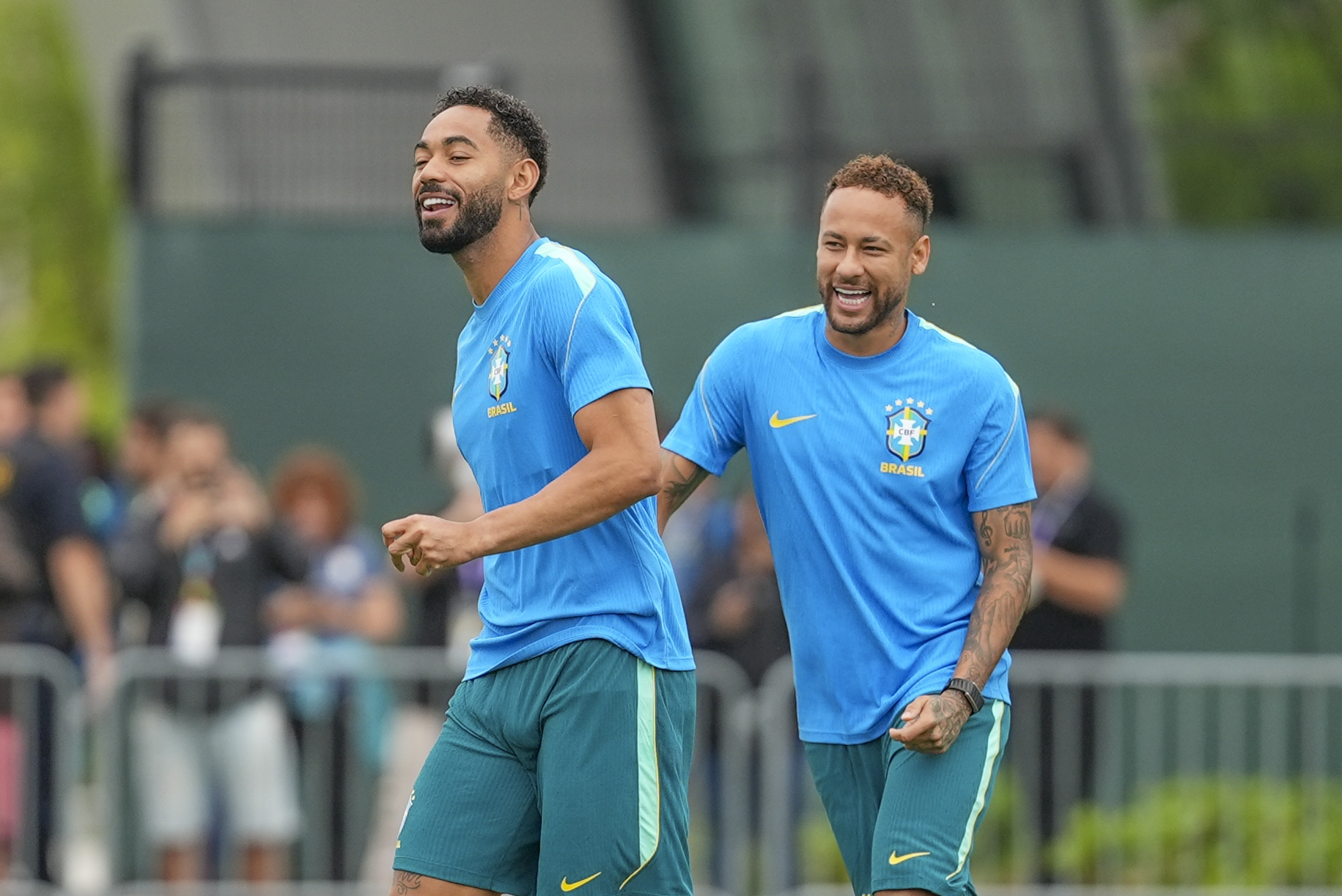 Neymar treinando