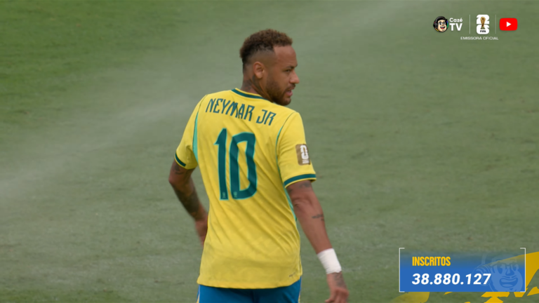 Neymar na partida entre Brasil x Noruega na Copa do Mundo 2026