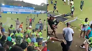 confusão na final do campeonato municipal de jiquiriçá