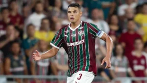 Thiago Silva foi titular do Fluminense em vitória contra o Platense pela Libertadores • Foto: Marcelo Gonçalves / Fluminense FC