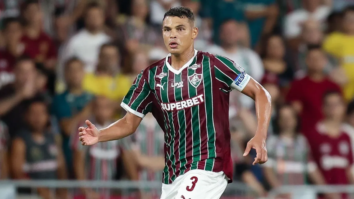 Thiago Silva foi titular do Fluminense em vitória contra o Platense pela Libertadores • Foto: Marcelo Gonçalves / Fluminense FC