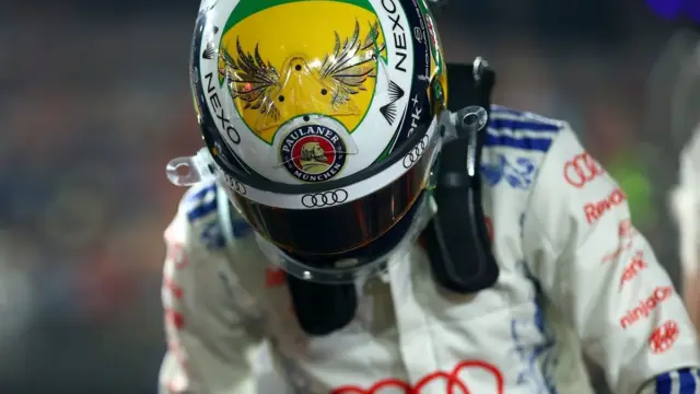 Gabriel Bortoleto e Nico Hulkenberg, pilotos da Audi na Fórmula 1