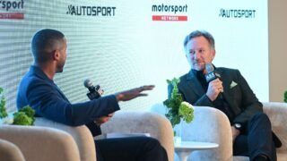 Christian Horner, ex-chefe da equipe Red Bull Racing, durante evento de Fórmula 1