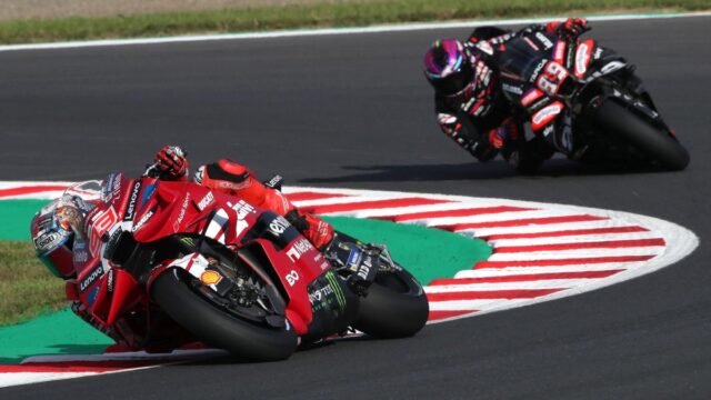 Davide Tardozzi, chefe da equipe de fábrica da Ducati, durante evento da MotoGP